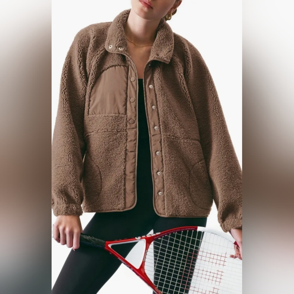 Blu Pepper Brown Fleece Jacket